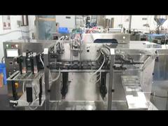 Machine d'emballage pour jus de fruits liquides en deux étapes, coulis, miel, sauce soja en sachets préfabriqués/petits sachets