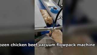 Machine d'emballage sous vide pour oreillers, poulet, bœuf et porc, facile à utiliser, machine d'emballage Flow Pack