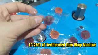 Machine d'emballage horizontale pour bonbons gommeux/QQ Candy/QQ Gummy/chewy Candy certifiée CE LC-250X