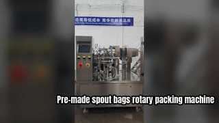 LC-300R 8 Stations détergent à lessive bec verseur rotatif doypack scellant en téflon emballage m