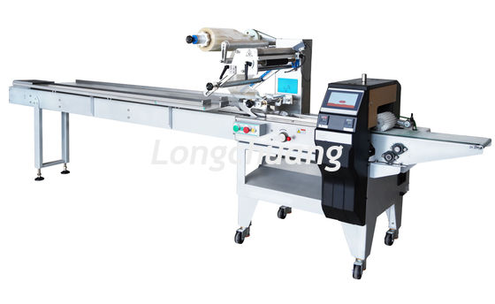 qualité  KN95 Mask Horizontal Flow Pack Machine Disposable Tableware Pillow Pouch Machine usine